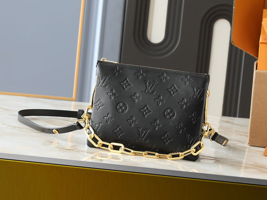 Premium-Grade Embossed Crossbody Bag