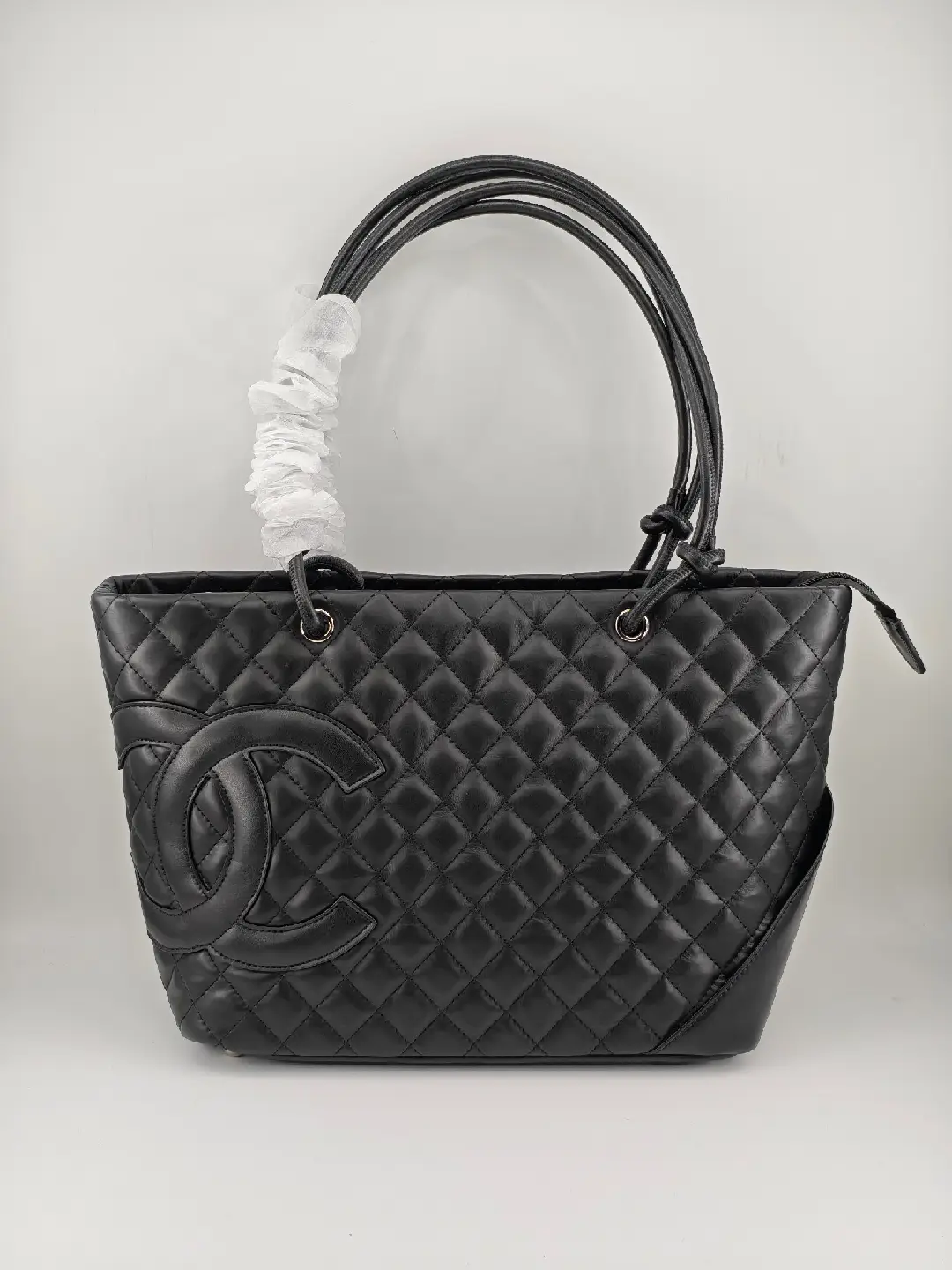 Premium Quilted Leather-Style Tote Bag with Dual Handles