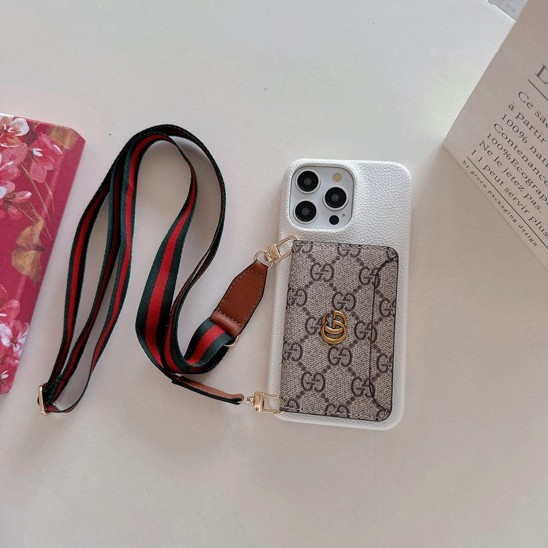 Card Bag Crossbody Classic iPhone Case