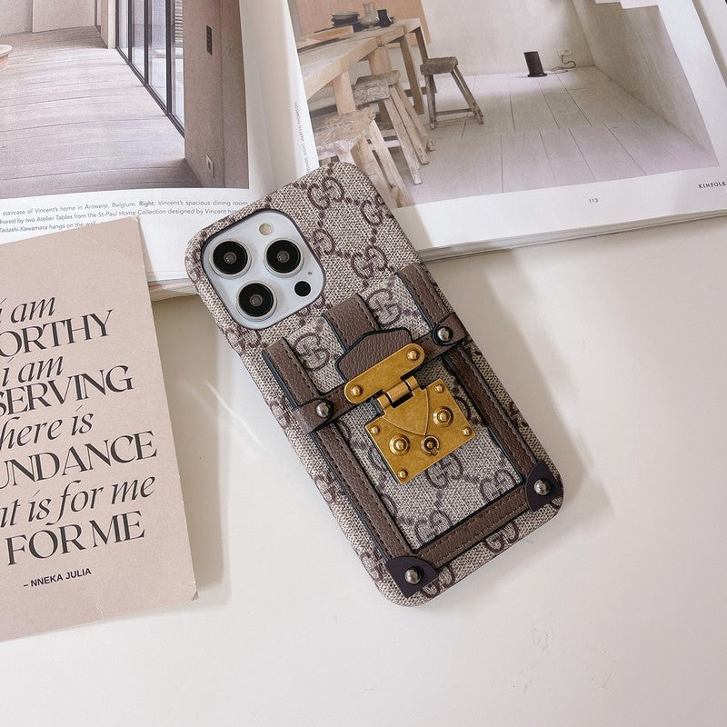 Lou Card Holder iPhone Case