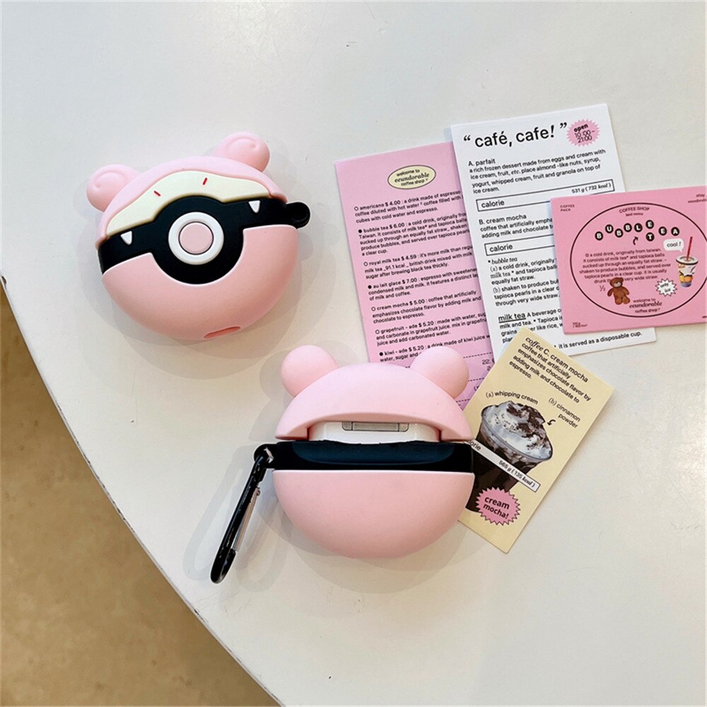 Cartoon Pokemon 'Pokeball SlowPoke' Premium AirPods Case Shock Proof Cover