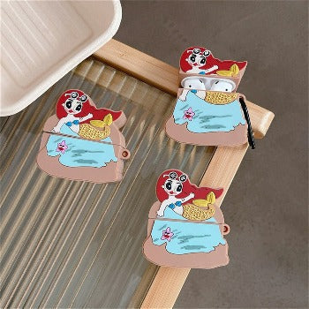Cute 3D Little Mermaid Cartoon Premium AirPods Case Shock Proof Cover