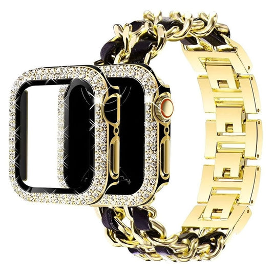 Carpe Luxury Steel Leather Band + Case