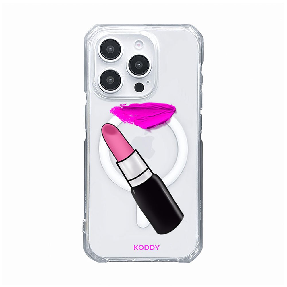 Hot Pink Lipstick Trace phone case - KODDY