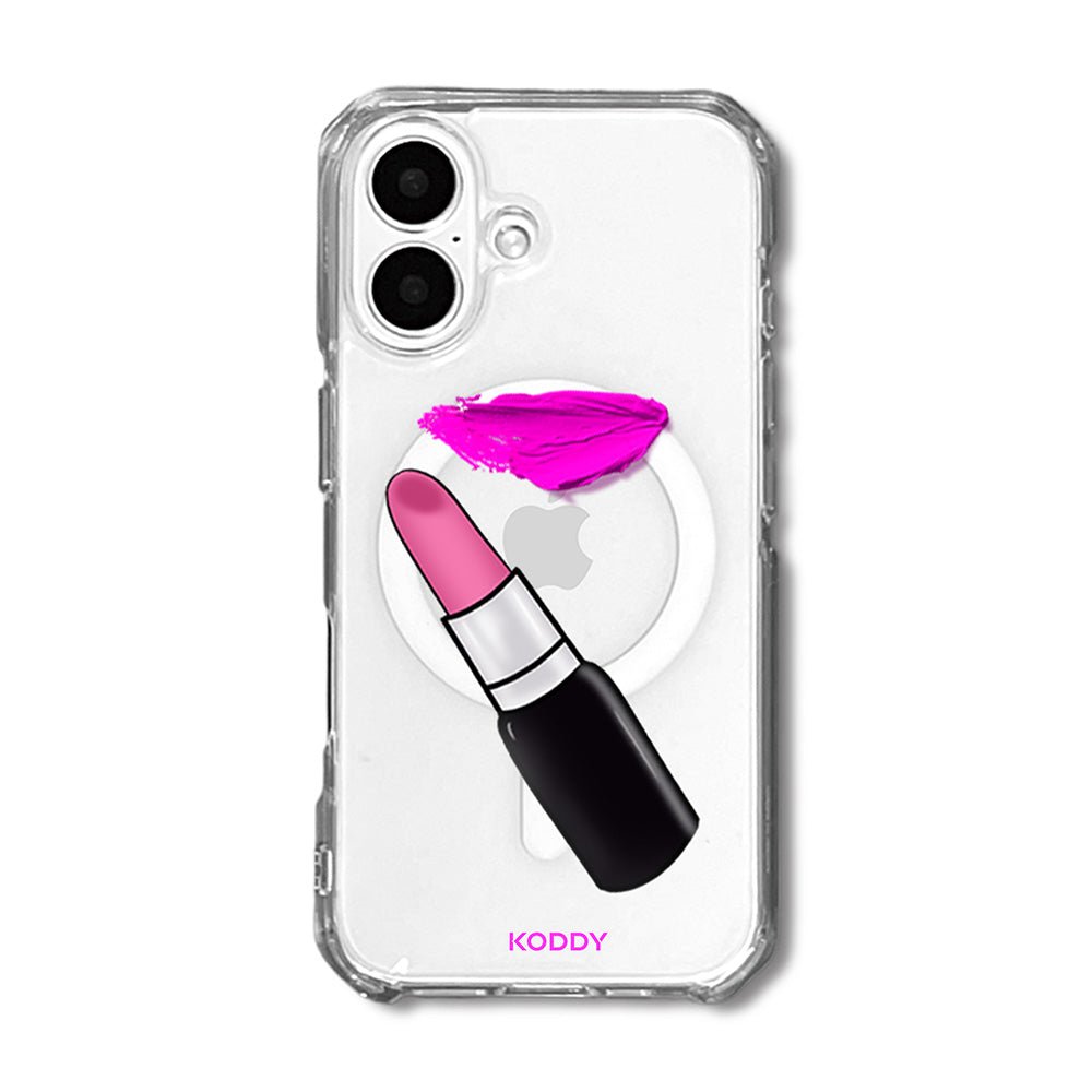Hot Pink Lipstick Trace phone case - KODDY