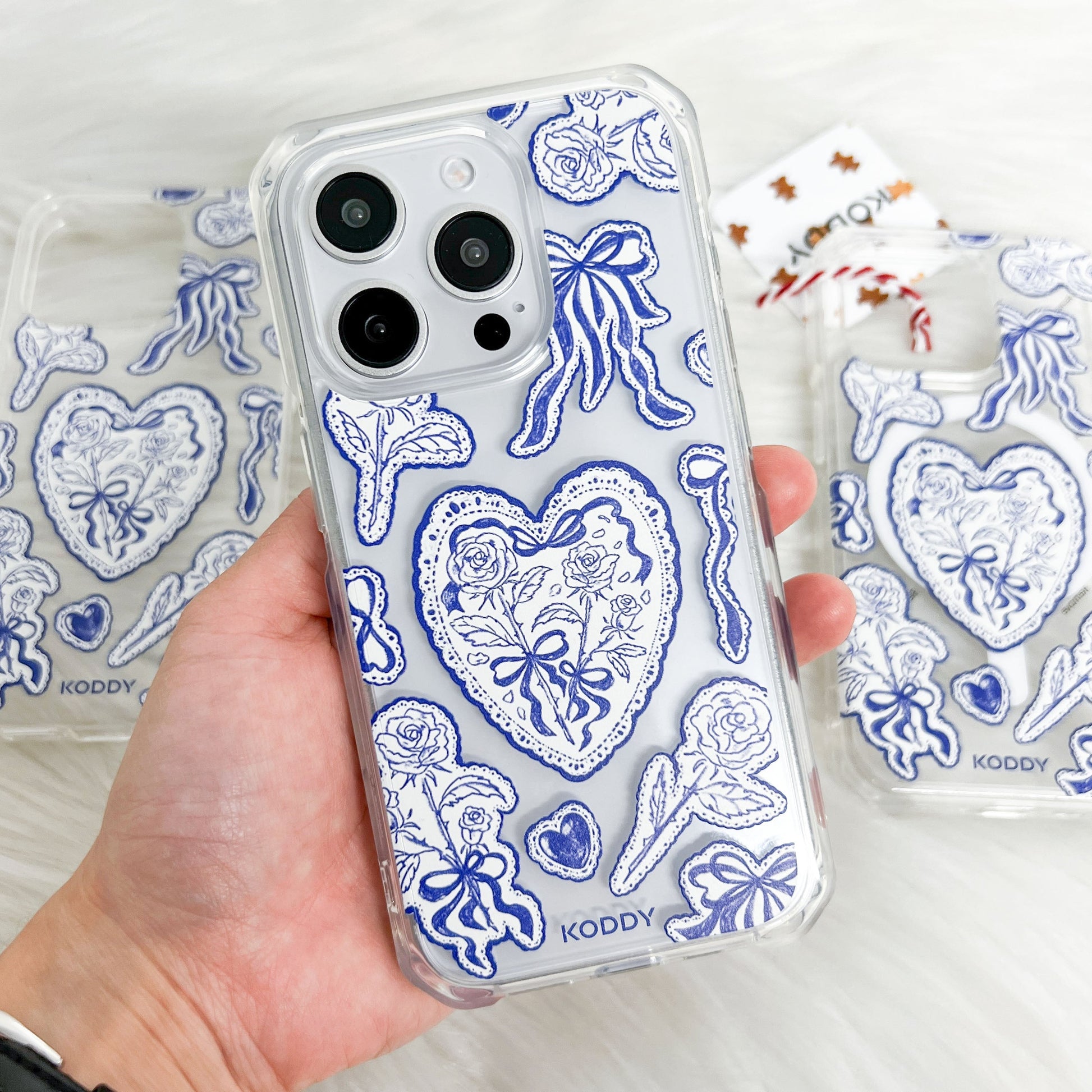 Indigo Lace Phone Case - KODDY