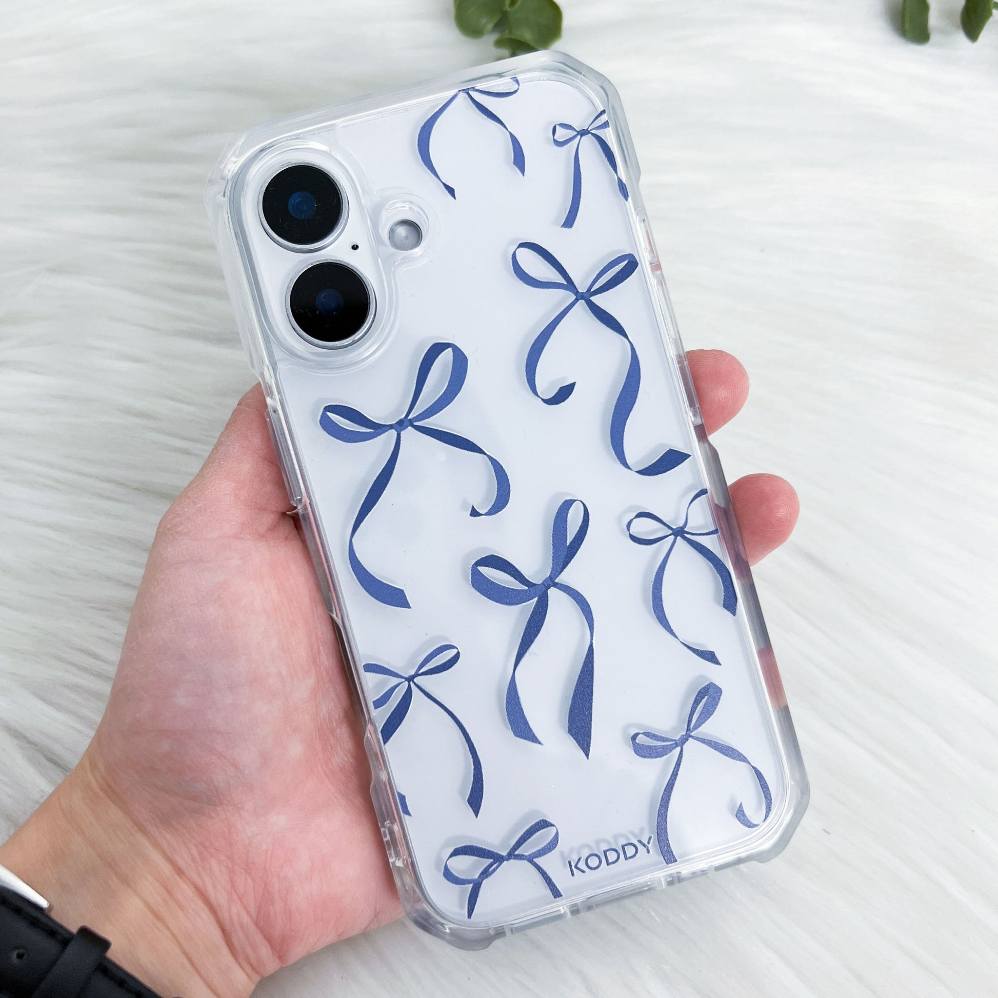 Petite Navy Bows Phone Case - KODDY