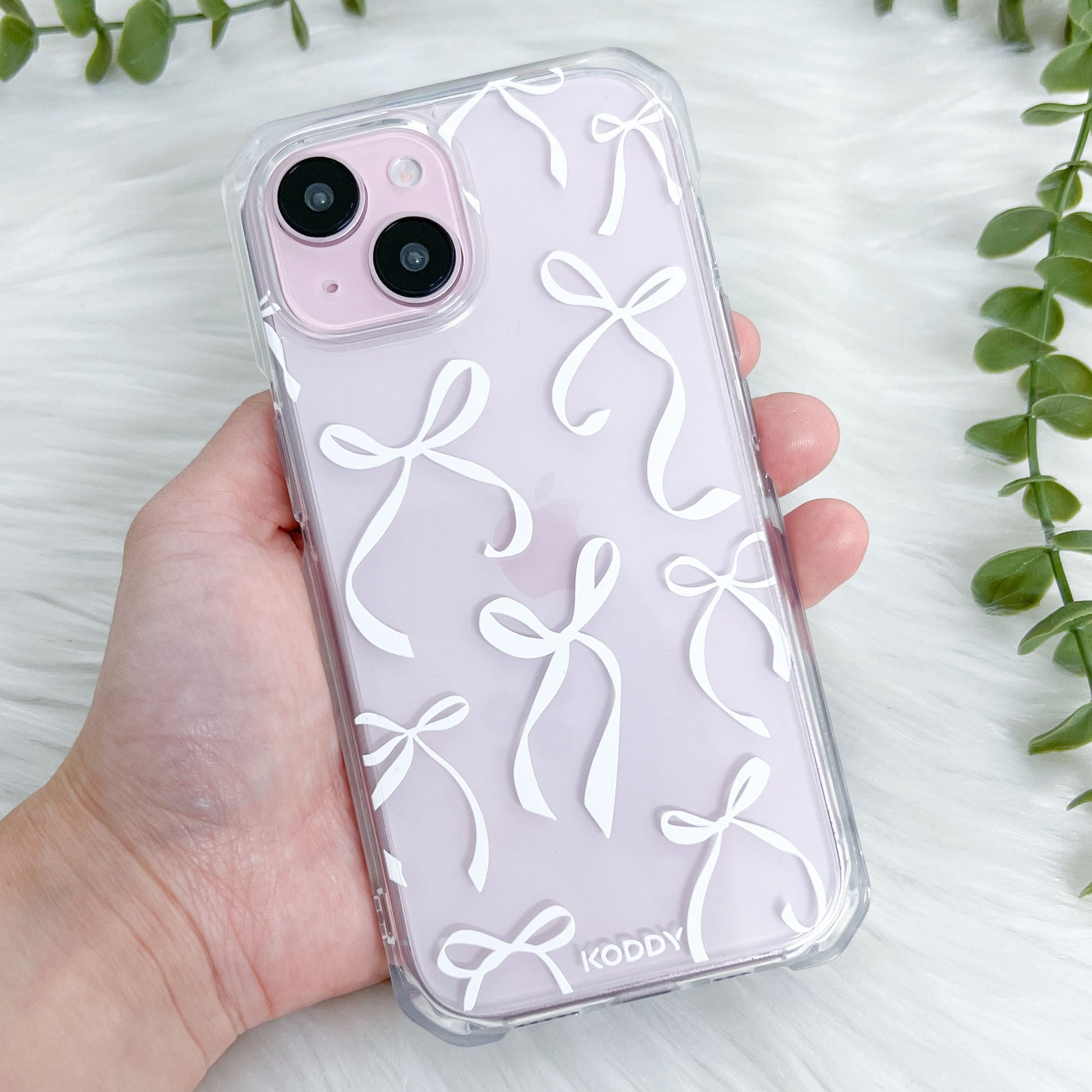 Petite White Bows Phone Case - KODDY