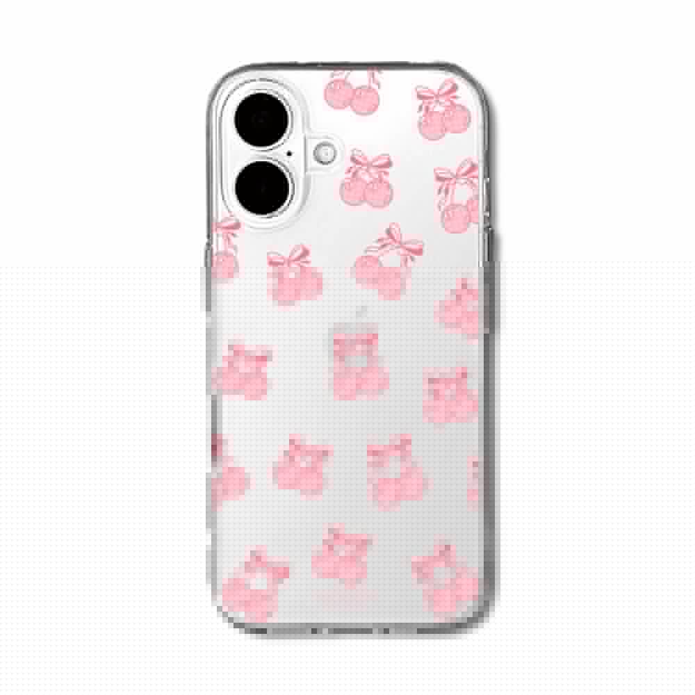 Pink Ribbon Cherry Pool Balls Phone Case - KODDY
