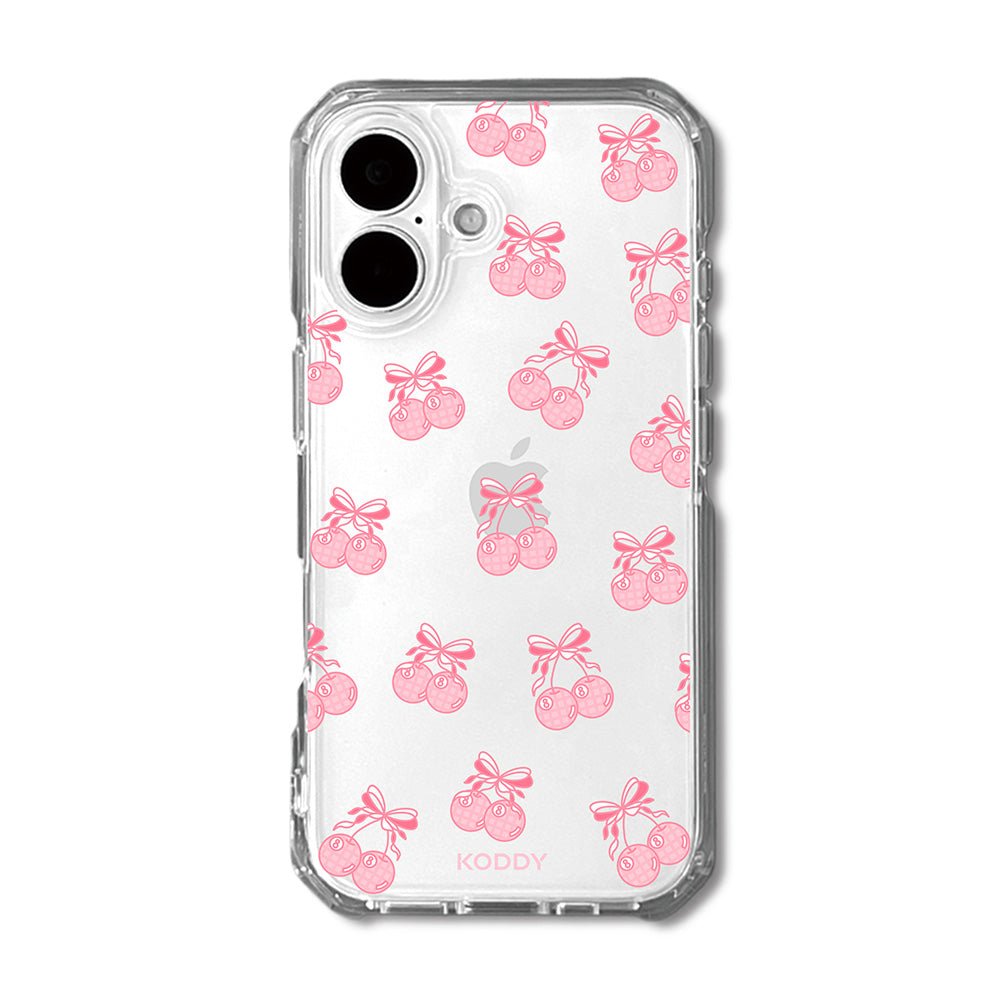 Pink Ribbon Cherry Pool Balls Phone Case - KODDY