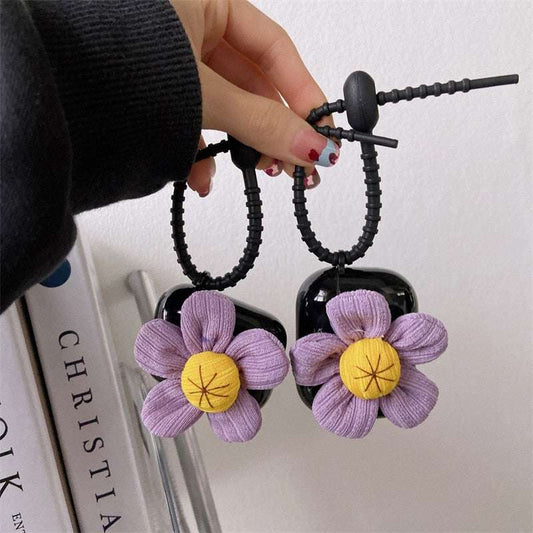 Wild Flower Adjustable Hand Strap Premium AirPods Pro Case Shock Proof Cover