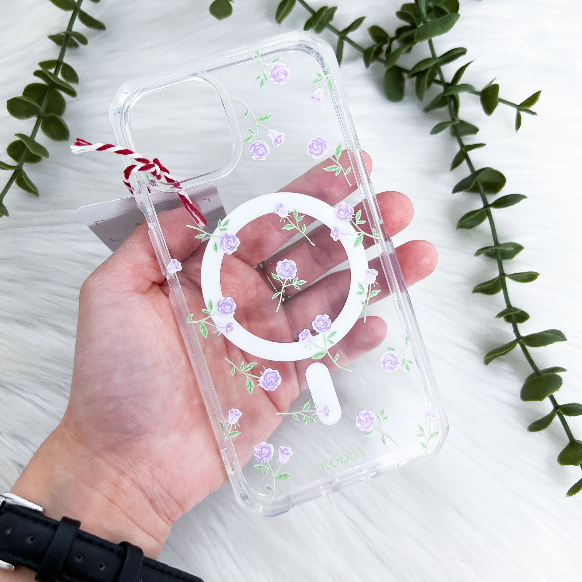 Purple Rose Phone Case - KODDY