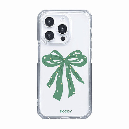 Sage Green Ribbon Bow with Dasies Phone Case - KODDY