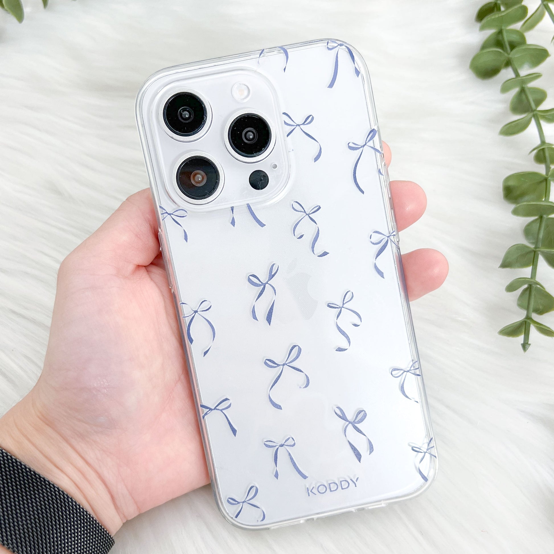 Tiny Navy Bows Phone Case - KODDY