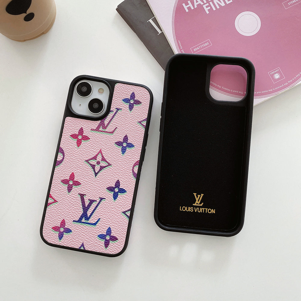 Lou Color Leather iPhone Case