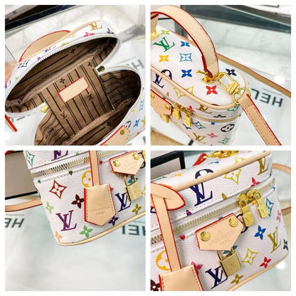 Vintage-Inspired Box hand bag – Elegant Monogram Tote Box