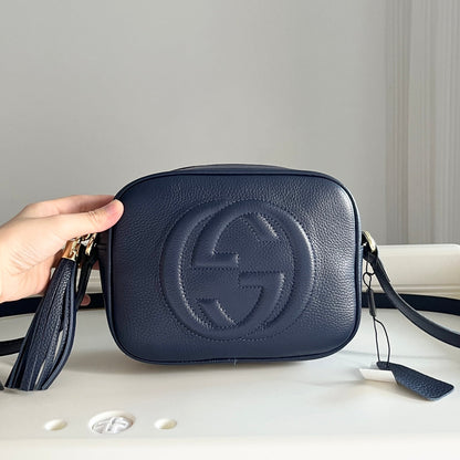 Advanced Pebbled Leather Crossbody Bag