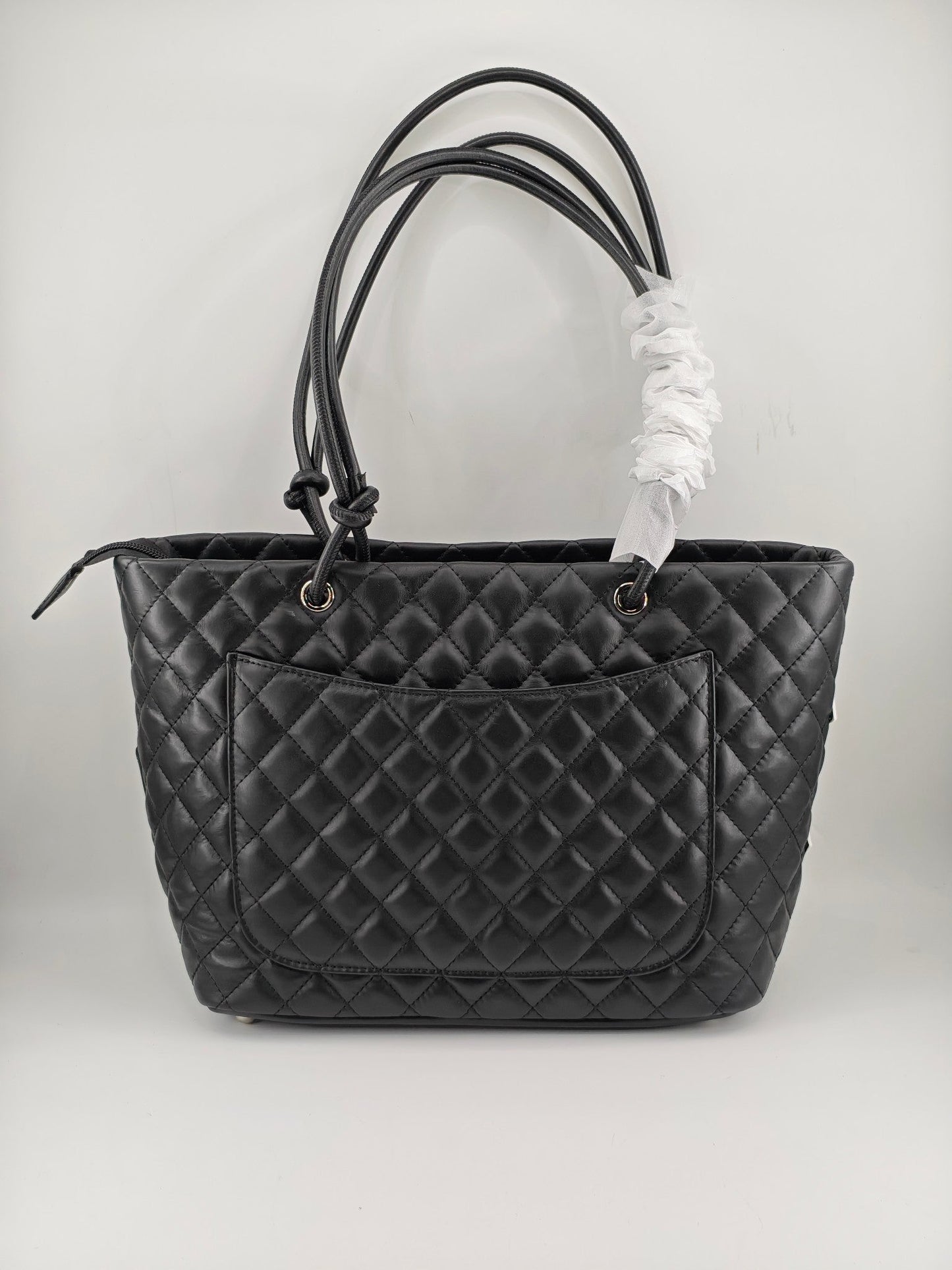 Premium Quilted Leather-Style Tote Bag with Dual Handles