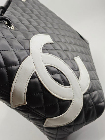 Premium Quilted Leather-Style Tote Bag with Dual Handles