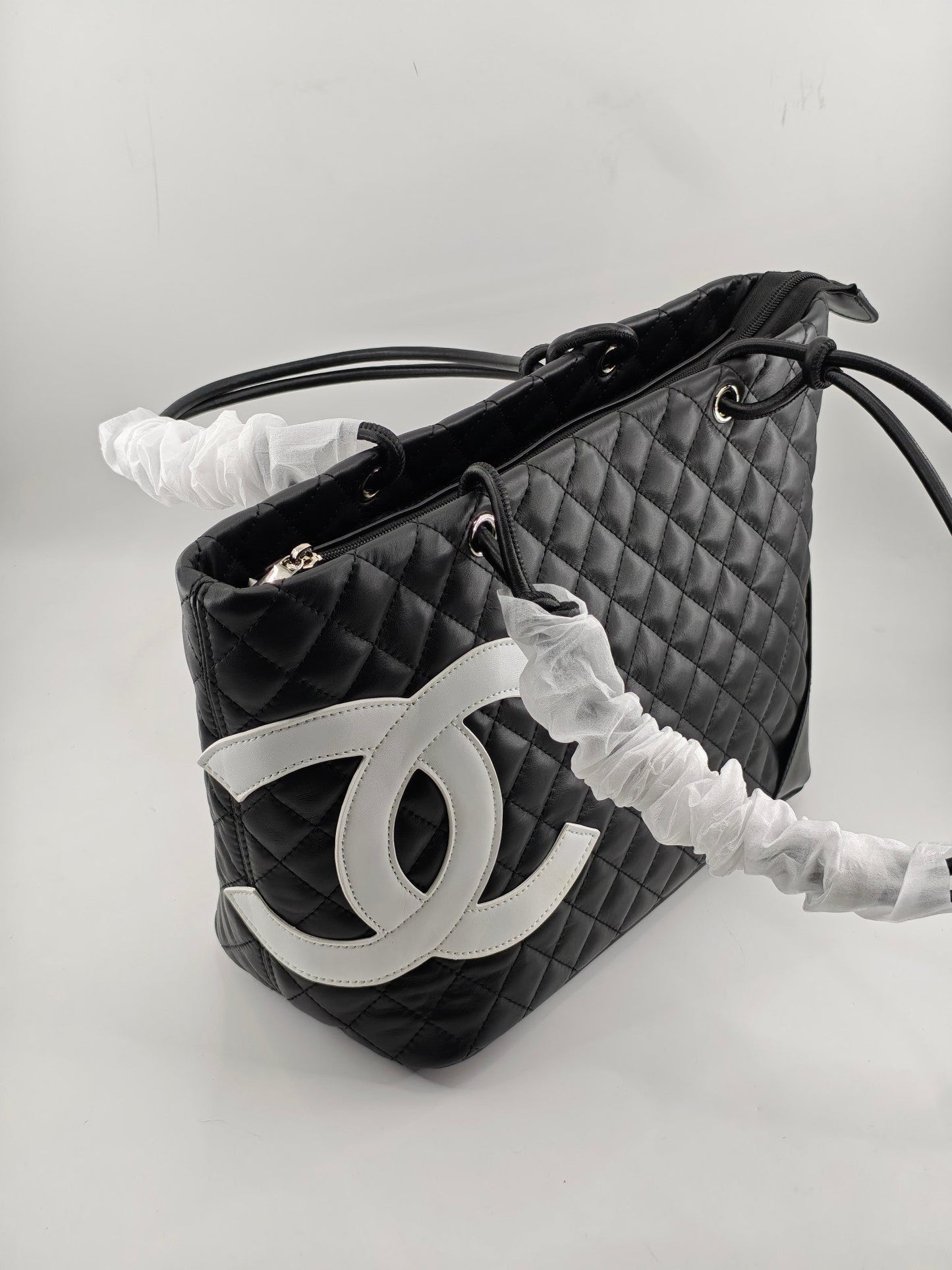 Premium Quilted Leather-Style Tote Bag with Dual Handles