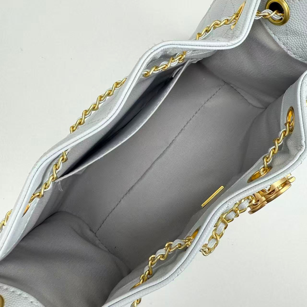 CC 25 Small Handbag Grained Calfskin & Gold-Tone Metal Bag1