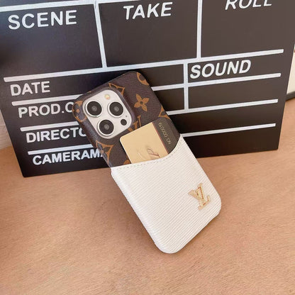 Luxurious iPhone Cover (card slot)