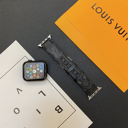 APPLE WATCH STRAP STITCHING MONOGRAM LEATHER