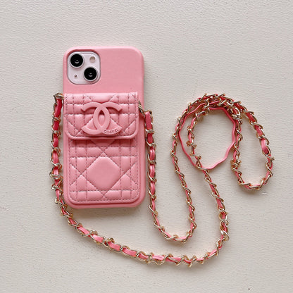 CC Card Holder Chain iPhone Case