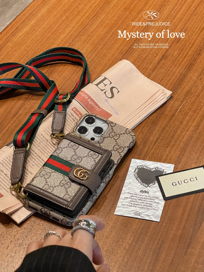 Card Bag Crossbody iPhone Case
