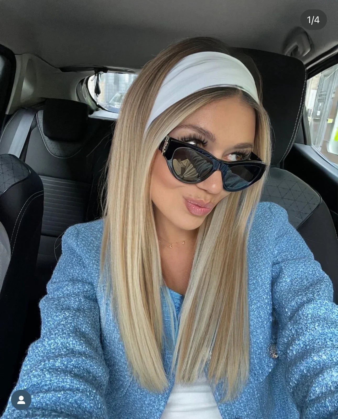 Luxury Large Frame Sunglasses Y-019