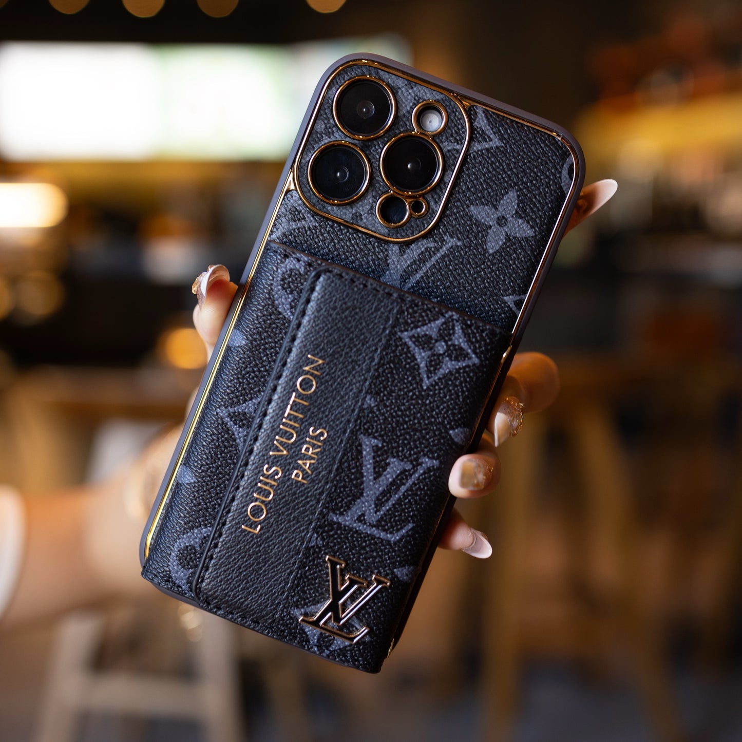 New Classic Luxury Card Holder Phone Case  001