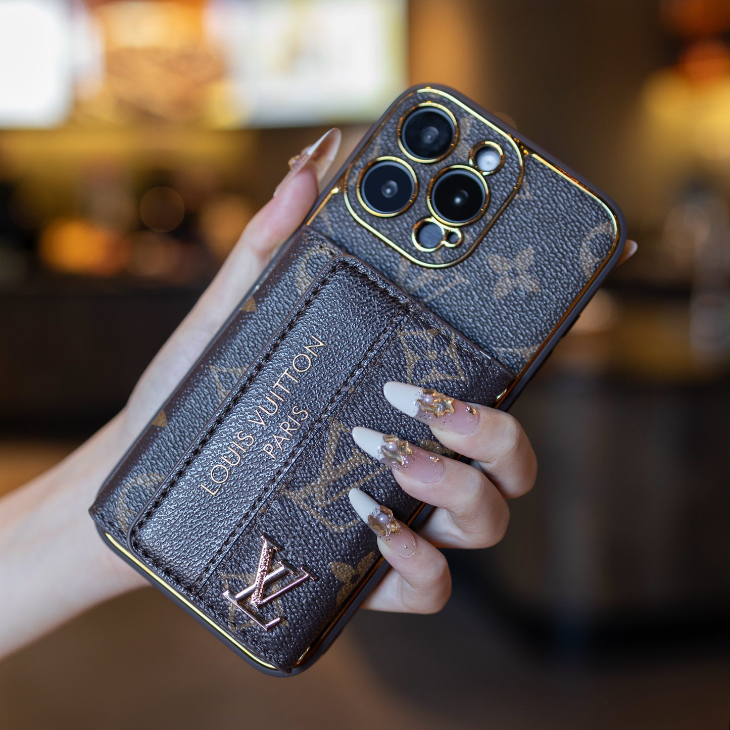 New Classic Luxury Card Holder Phone Case  001