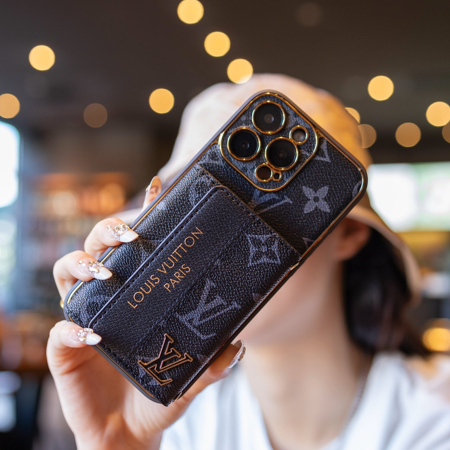 New Classic Luxury Card Holder Phone Case  001