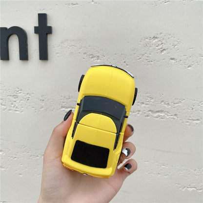 3D Sports Car 'Toyota 86 Yellow' Premium AirPods Case Shock Proof Cover