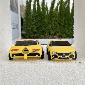 3D Sports Car 'Toyota 86 Yellow' Premium AirPods Case Shock Proof Cover