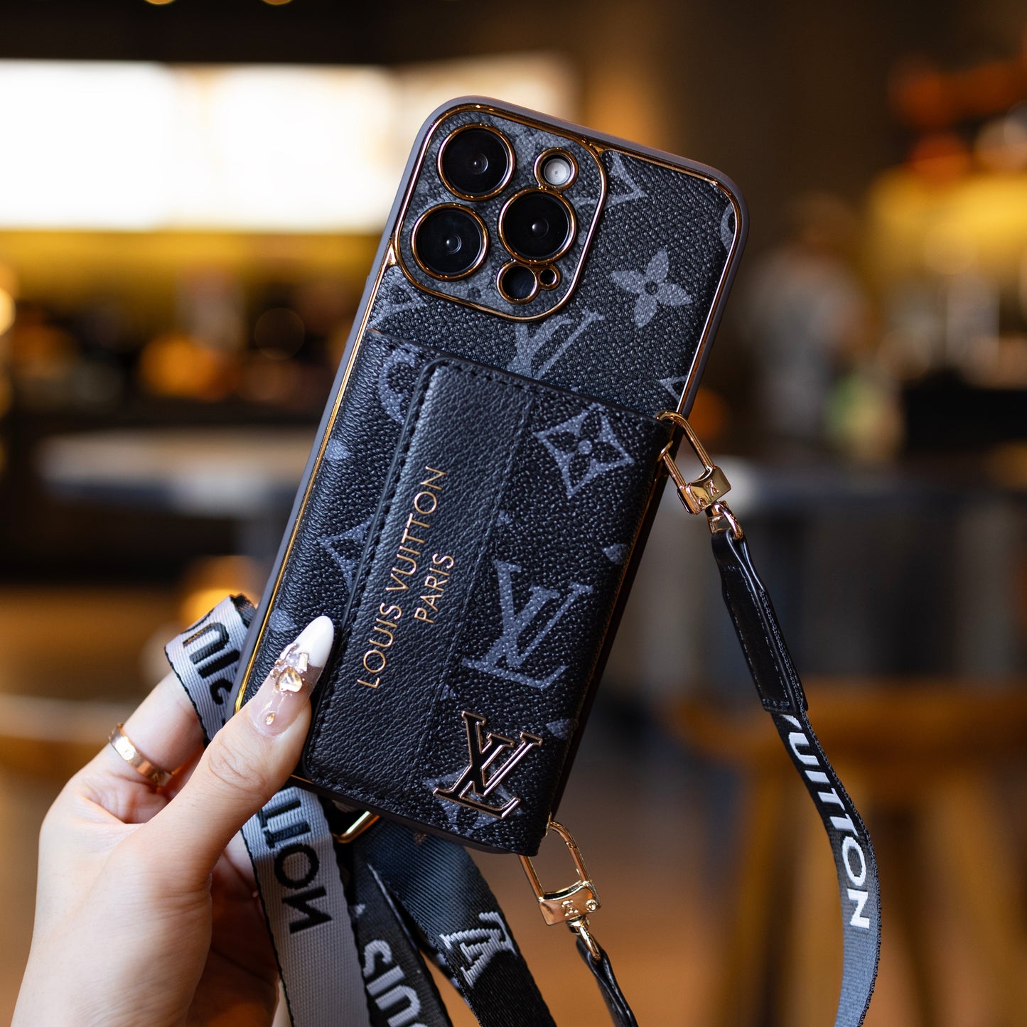 New Classic Luxury Card Holder Phone Case  001