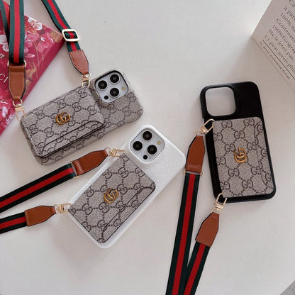 Card Bag Crossbody Classic iPhone Case