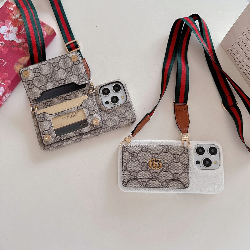 Card Bag Crossbody Classic iPhone Case