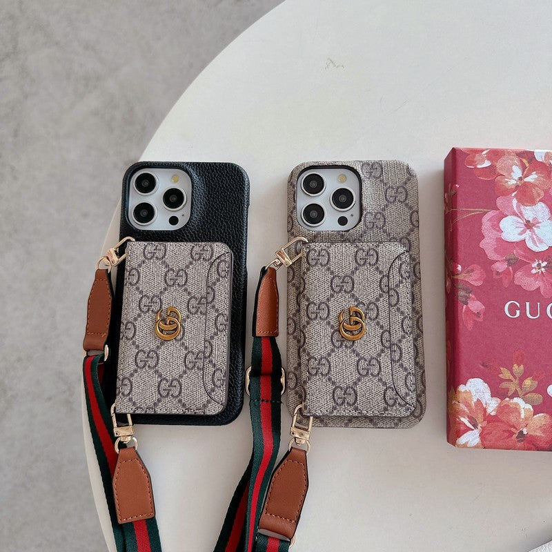 Card Bag Crossbody Classic iPhone Case