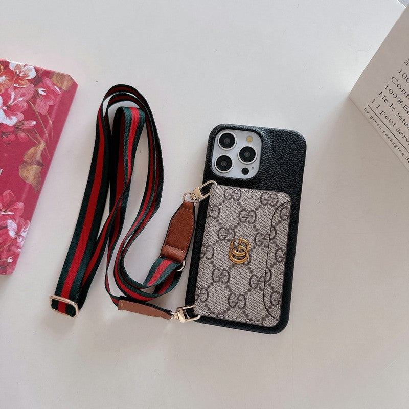 Card Bag Crossbody Classic iPhone Case