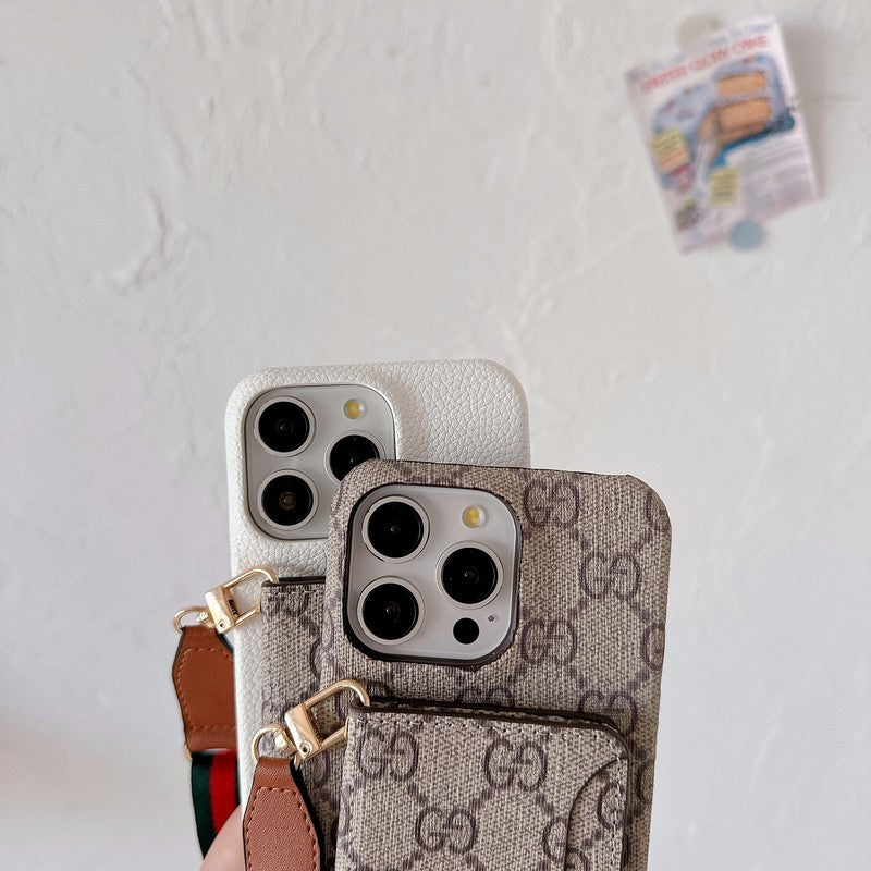 Card Bag Crossbody Classic iPhone Case