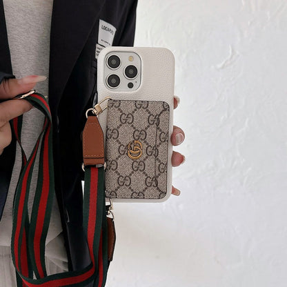 Card Bag Crossbody Classic iPhone Case