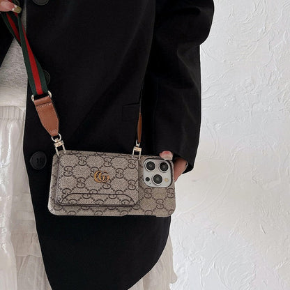Card Bag Crossbody Classic iPhone Case