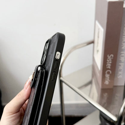 Card Bag Crossbody Chain iPhone Case