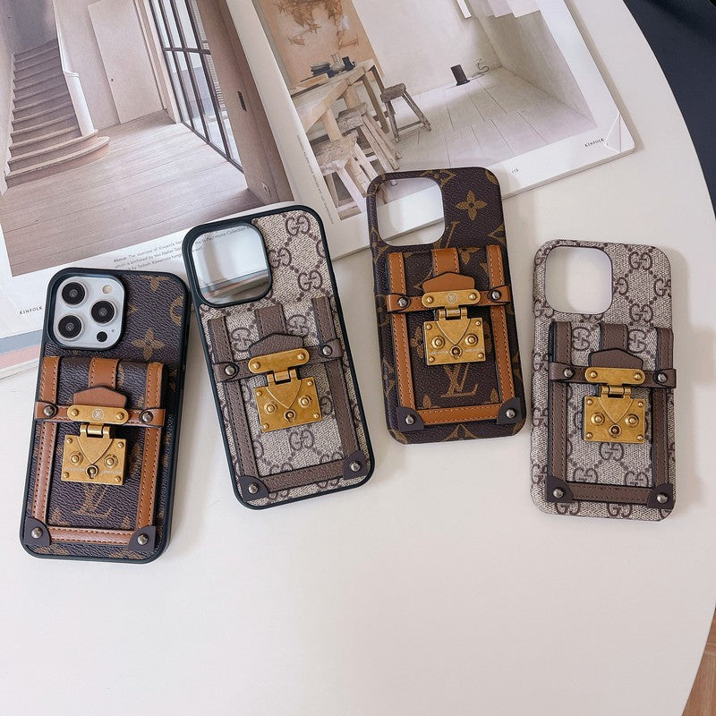 Lou Card Holder iPhone Case