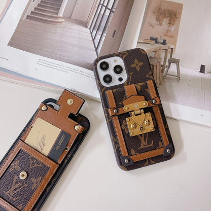 Lou Card Holder iPhone Case