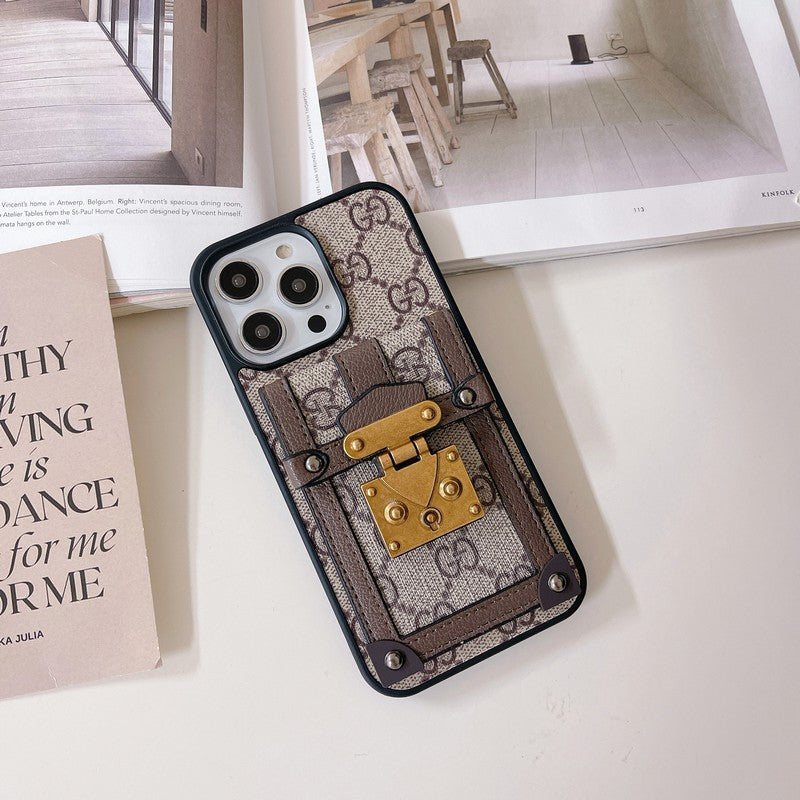 Lou Card Holder iPhone Case