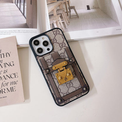 Lou Card Holder iPhone Case