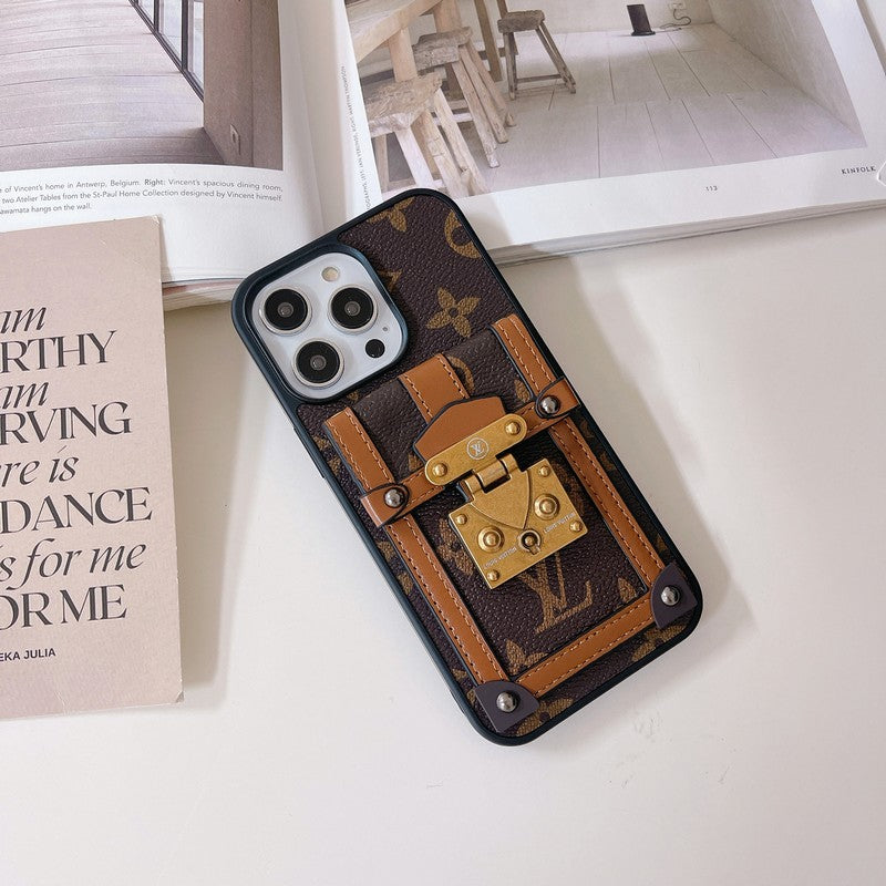 Lou Card Holder iPhone Case