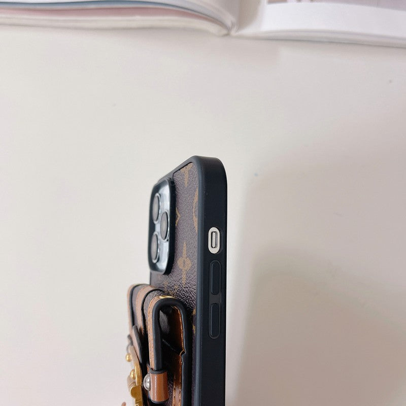 Lou Card Holder iPhone Case